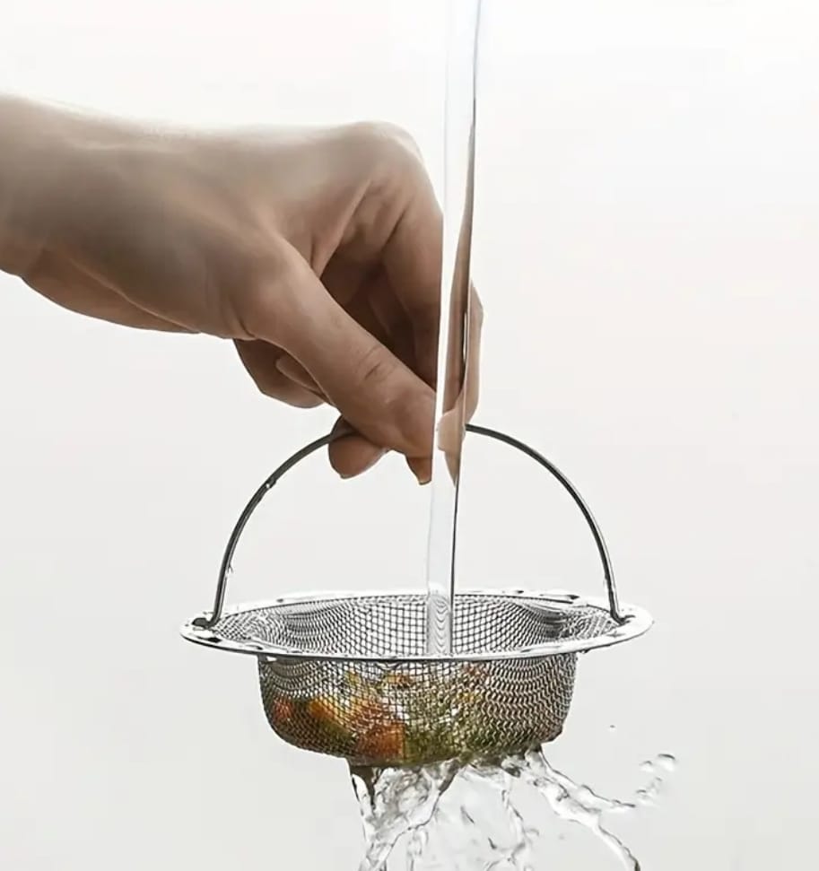 Stainless Steel Drain Strainer – Sink, Bathtub &amp; Shower Hair Catcher &amp; Food Filter Plug