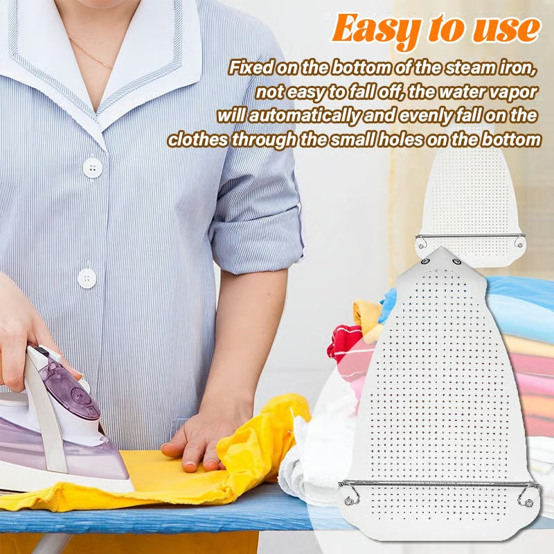 Non-Stick Iron Soleplate Cover – Heat-Resistant Iron Shoe for Steam Irons | Fabric &amp; Garment Protector