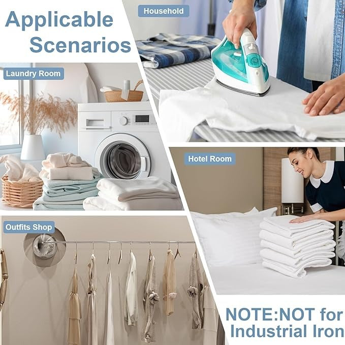 Non-Stick Iron Soleplate Cover – Heat-Resistant Iron Shoe for Steam Irons | Fabric &amp; Garment Protector
